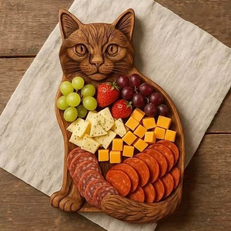 "קרש הגשה מעץ בעיצוב תמנון – פריט ייחודי בהשראת האוקיינוס, מושלם להגשת גבינות, לחמים ופירות, ומוסיף לאירוח נגיעה טבעית, אומנותית ומרשימה."