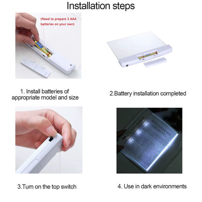 .מנורת קריאה שטוחה לראיית לילה – תאורה רכה ומגוננת על העיניים, מושלמת לקריאה נוחה ונעימה גם בלילה, בבית או במשרד